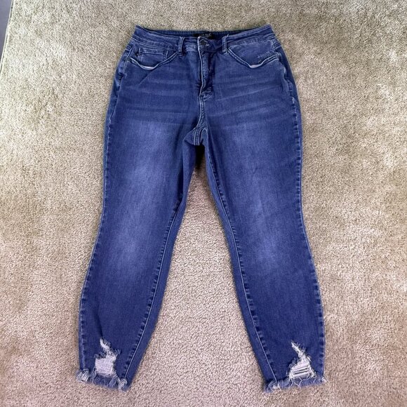 Judy Blue Denim - Judy Blue Los Angeles Skinny Fit Jeans Womens Size 18W Blue Denim 32x26 F131